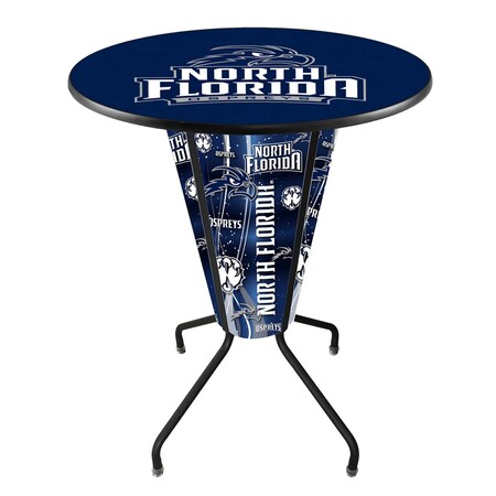 Holland Bar Stool Co Lighted 42" Black North Florida Pub Table L218B42NorFla36RNorFla